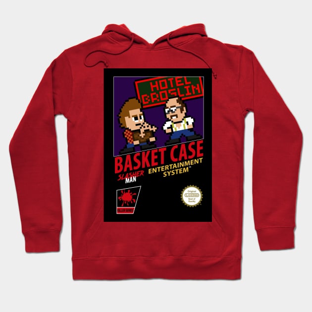 Basket Case Retro 8Bit Horror Game Hoodie by WithoutYourHead